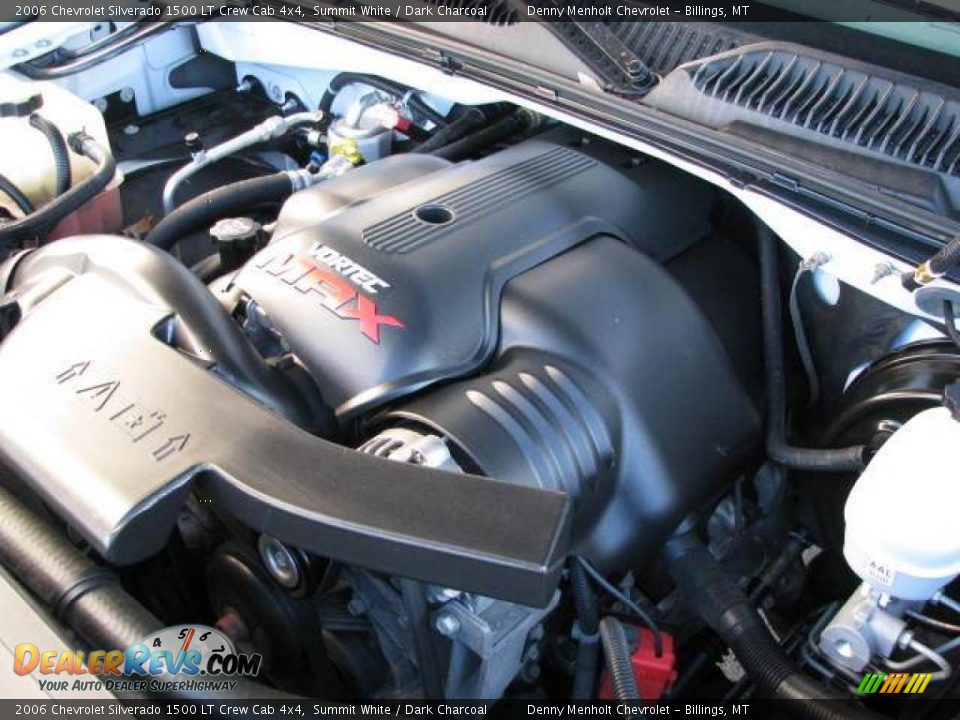 2006 Chevrolet Silverado 1500 LT Crew Cab 4x4 Summit White / Dark Charcoal Photo #14