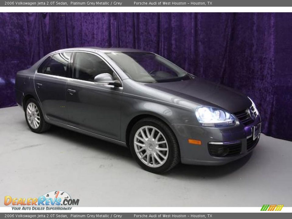 2006 Volkswagen Jetta 2.0T Sedan Platinum Grey Metallic / Grey Photo #1