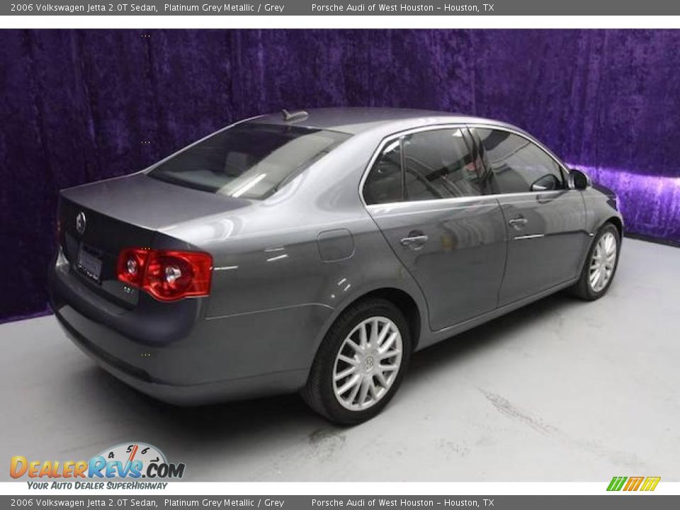2006 Volkswagen Jetta 2.0T Sedan Platinum Grey Metallic / Grey Photo #8