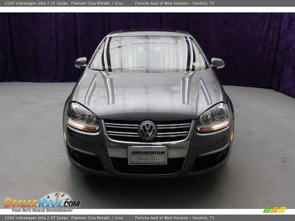 2006 Volkswagen Jetta 2.0T Sedan Platinum Grey Metallic / Grey Photo #9