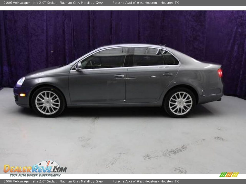 2006 Volkswagen Jetta 2.0T Sedan Platinum Grey Metallic / Grey Photo #12