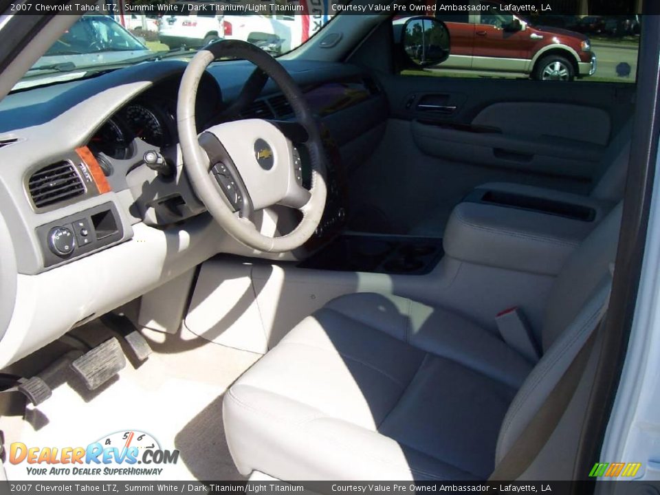 2007 Chevrolet Tahoe LTZ Summit White / Dark Titanium/Light Titanium Photo #7