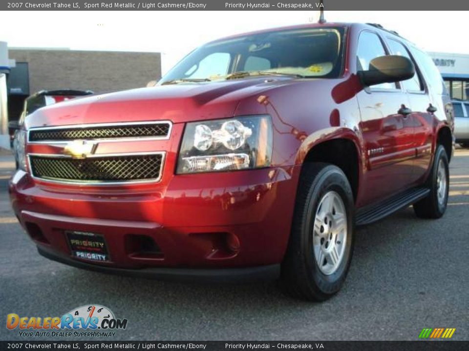 2007 Chevrolet Tahoe LS Sport Red Metallic / Light Cashmere/Ebony Photo #1