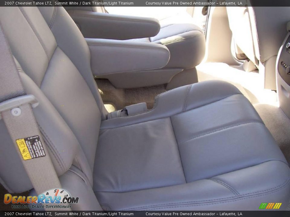 2007 Chevrolet Tahoe LTZ Summit White / Dark Titanium/Light Titanium Photo #9