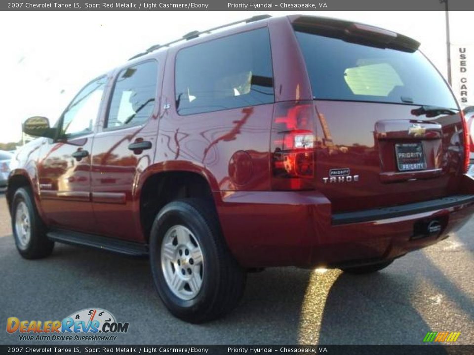 2007 Chevrolet Tahoe LS Sport Red Metallic / Light Cashmere/Ebony Photo #3