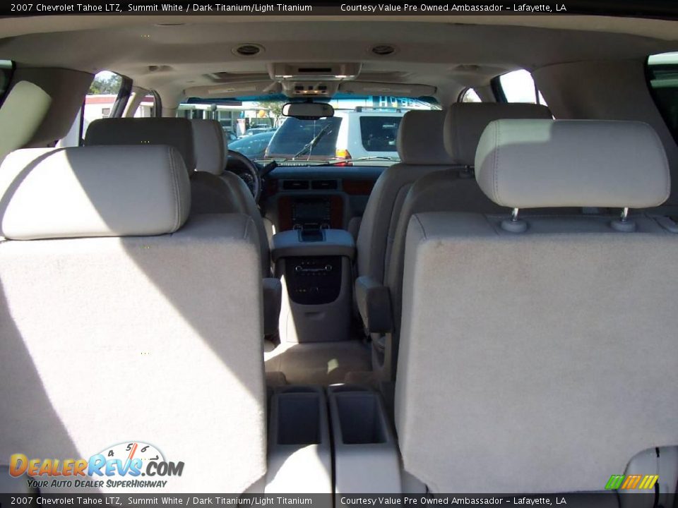2007 Chevrolet Tahoe LTZ Summit White / Dark Titanium/Light Titanium Photo #11