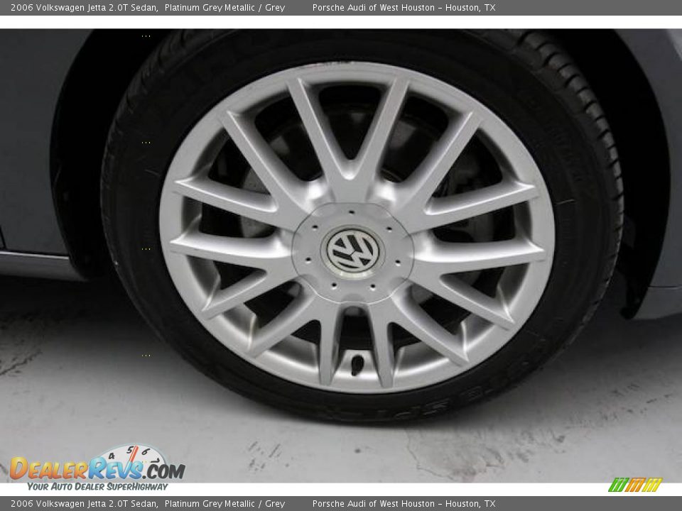2006 Volkswagen Jetta 2.0T Sedan Platinum Grey Metallic / Grey Photo #19