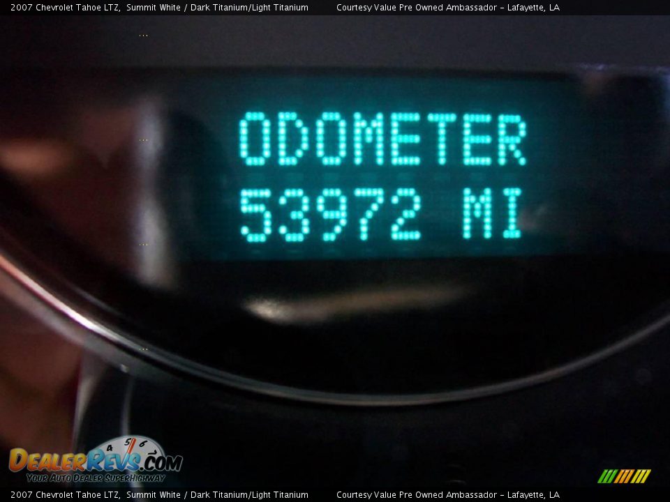 2007 Chevrolet Tahoe LTZ Summit White / Dark Titanium/Light Titanium Photo #15