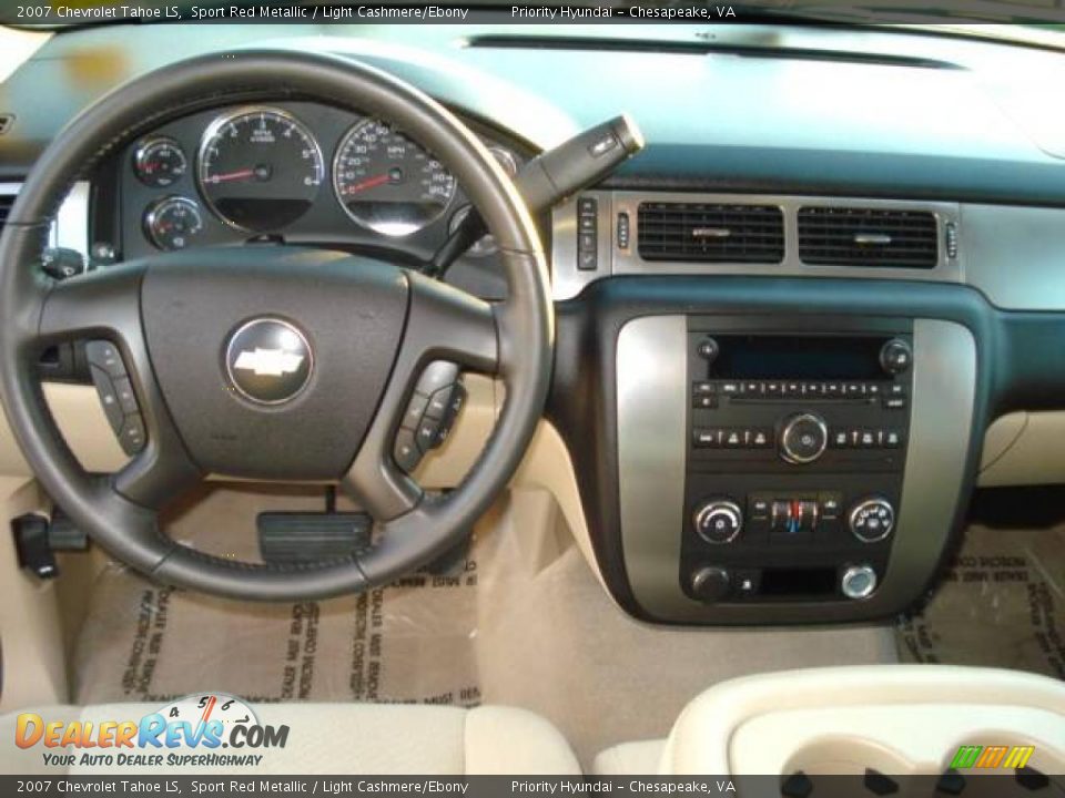 2007 Chevrolet Tahoe LS Sport Red Metallic / Light Cashmere/Ebony Photo #12