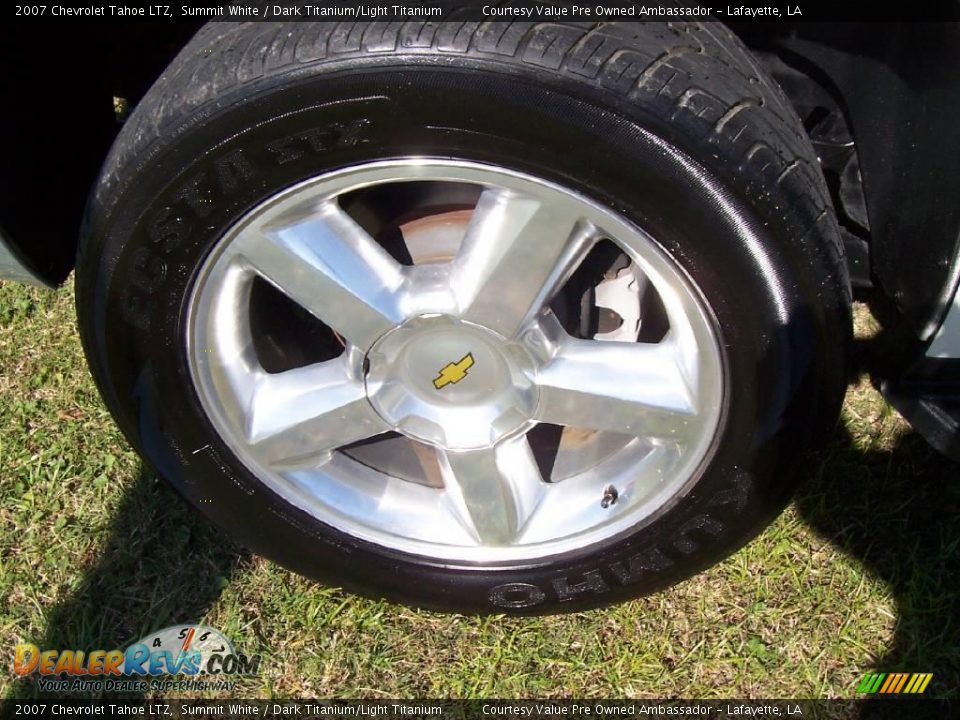 2007 Chevrolet Tahoe LTZ Summit White / Dark Titanium/Light Titanium Photo #20