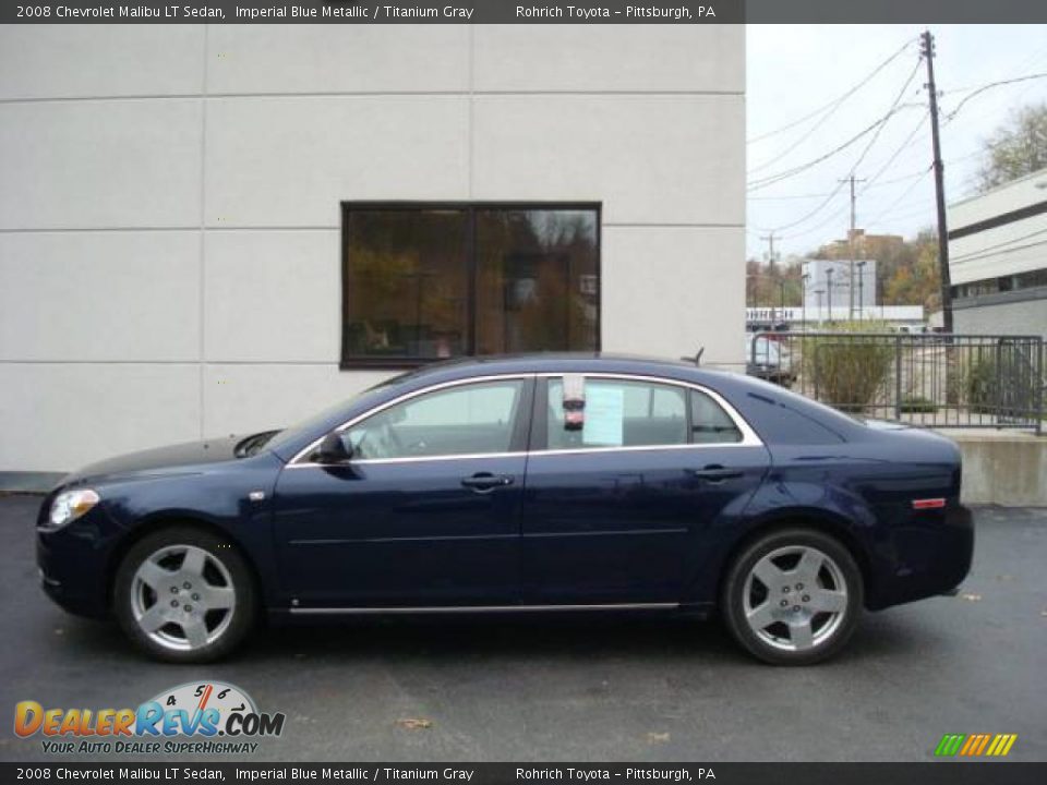 2008 Chevrolet Malibu LT Sedan Imperial Blue Metallic / Titanium Gray Photo #1