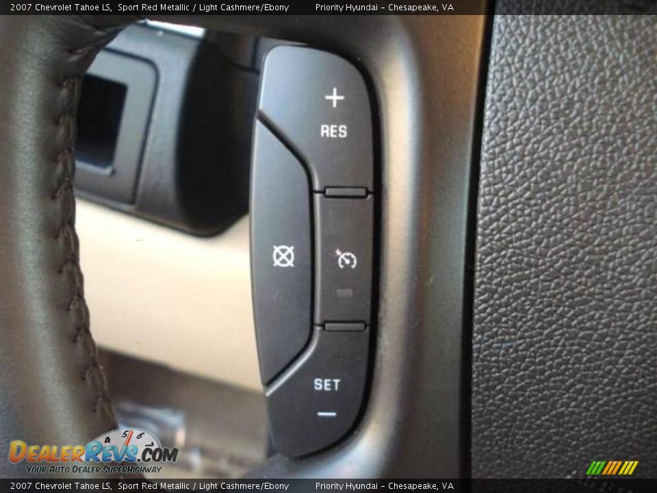 2007 Chevrolet Tahoe LS Sport Red Metallic / Light Cashmere/Ebony Photo #18