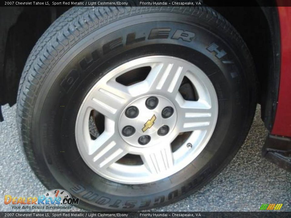 2007 Chevrolet Tahoe LS Sport Red Metallic / Light Cashmere/Ebony Photo #20