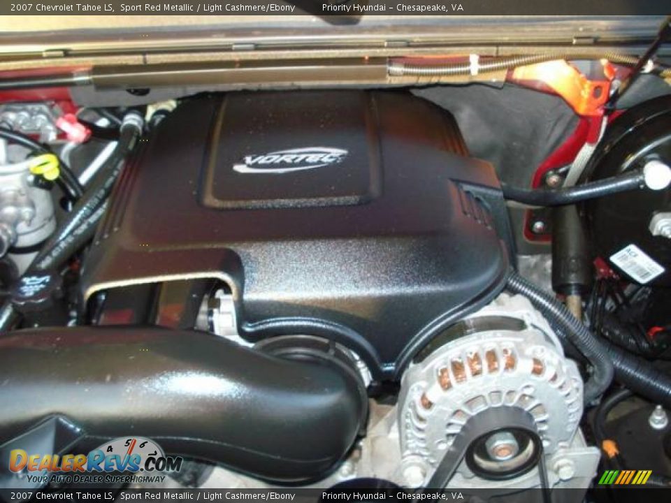 2007 Chevrolet Tahoe LS Sport Red Metallic / Light Cashmere/Ebony Photo #22