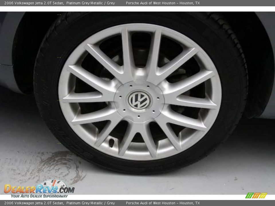2006 Volkswagen Jetta 2.0T Sedan Platinum Grey Metallic / Grey Photo #36