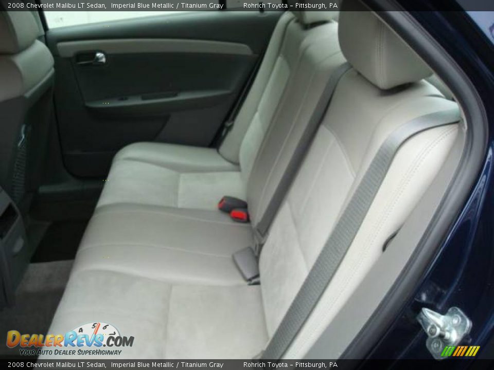 2008 Chevrolet Malibu LT Sedan Imperial Blue Metallic / Titanium Gray Photo #11