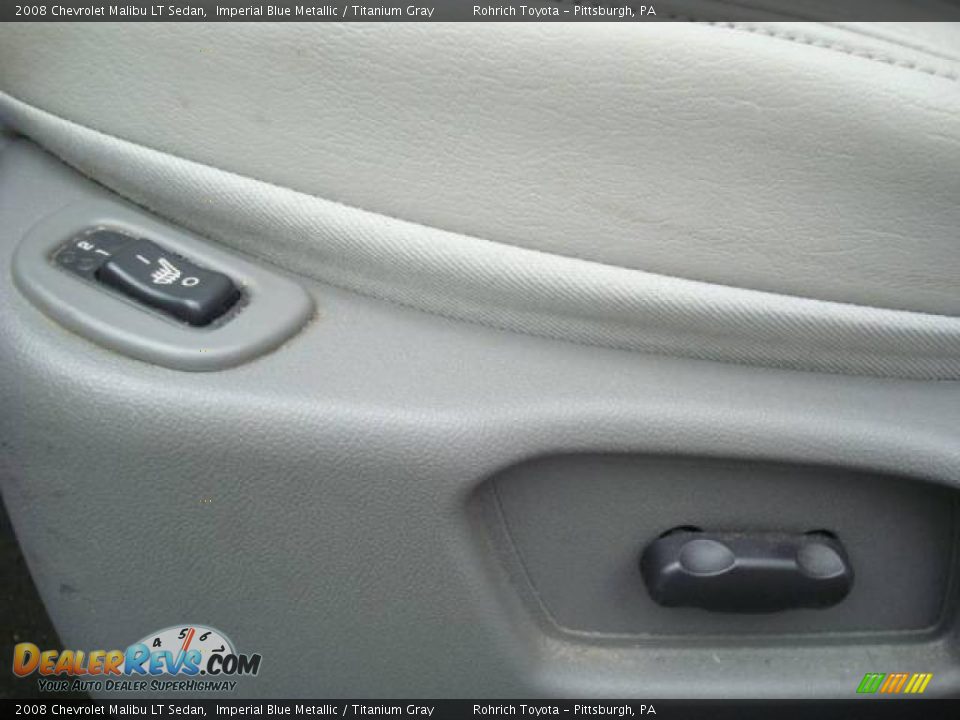 2008 Chevrolet Malibu LT Sedan Imperial Blue Metallic / Titanium Gray Photo #15