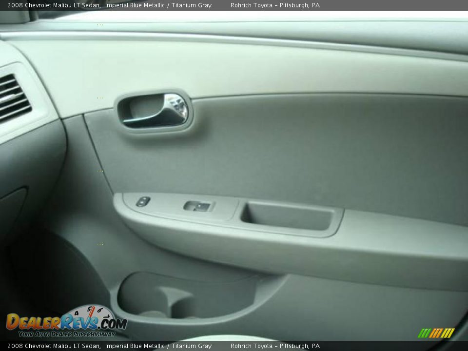 2008 Chevrolet Malibu LT Sedan Imperial Blue Metallic / Titanium Gray Photo #17