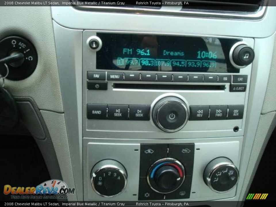 2008 Chevrolet Malibu LT Sedan Imperial Blue Metallic / Titanium Gray Photo #18