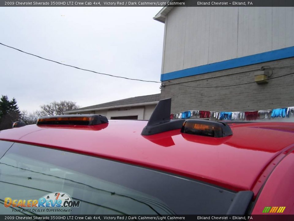 2009 Chevrolet Silverado 3500HD LTZ Crew Cab 4x4 Victory Red / Dark Cashmere/Light Cashmere Photo #19