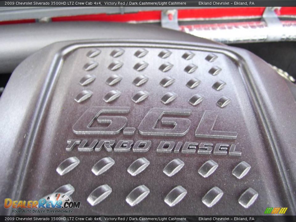 2009 Chevrolet Silverado 3500HD LTZ Crew Cab 4x4 Victory Red / Dark Cashmere/Light Cashmere Photo #20