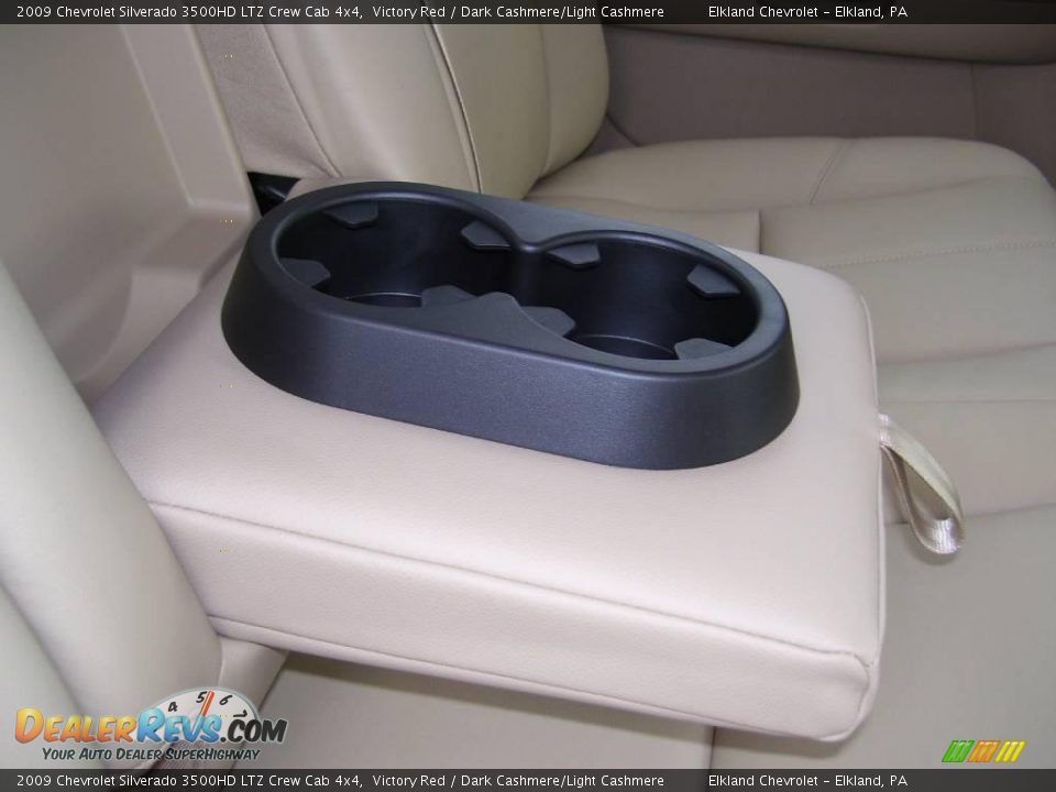 2009 Chevrolet Silverado 3500HD LTZ Crew Cab 4x4 Victory Red / Dark Cashmere/Light Cashmere Photo #30