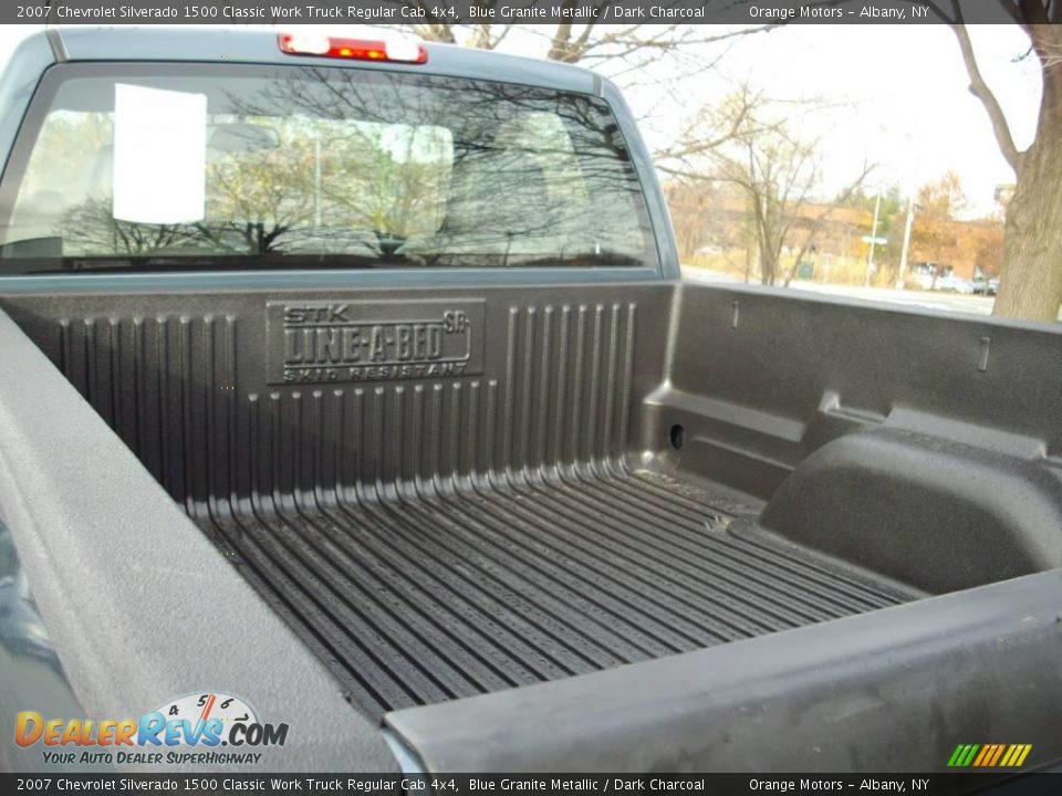 2007 Chevrolet Silverado 1500 Classic Work Truck Regular Cab 4x4 Blue Granite Metallic / Dark Charcoal Photo #8