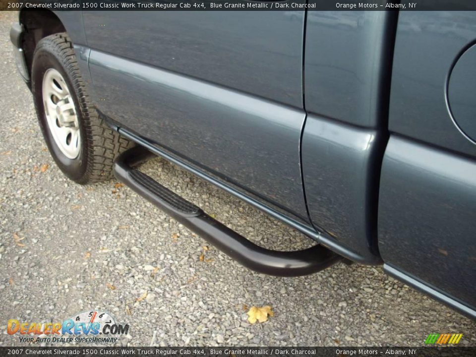 2007 Chevrolet Silverado 1500 Classic Work Truck Regular Cab 4x4 Blue Granite Metallic / Dark Charcoal Photo #11