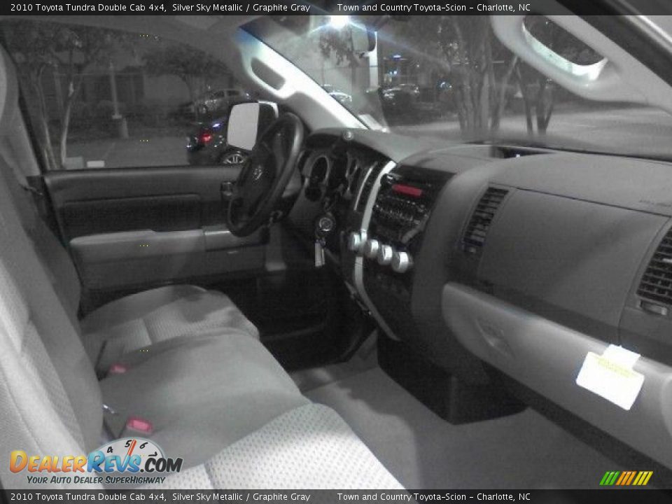 2010 Toyota Tundra Double Cab 4x4 Silver Sky Metallic / Graphite Gray Photo #5