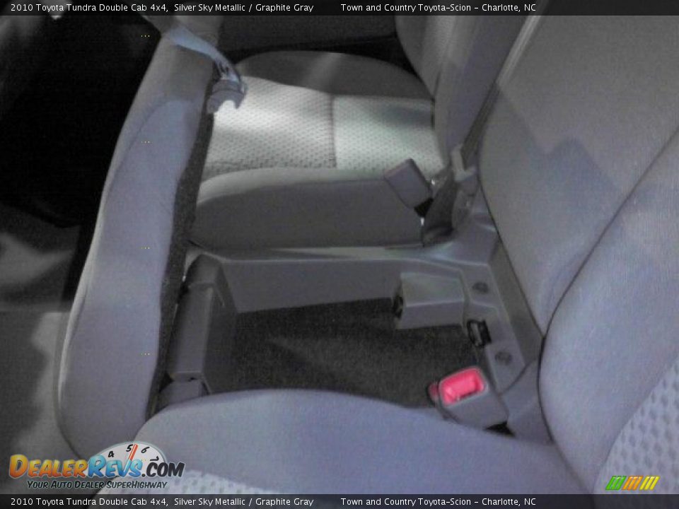 2010 Toyota Tundra Double Cab 4x4 Silver Sky Metallic / Graphite Gray Photo #15
