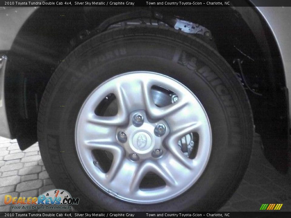 2010 Toyota Tundra Double Cab 4x4 Silver Sky Metallic / Graphite Gray Photo #18