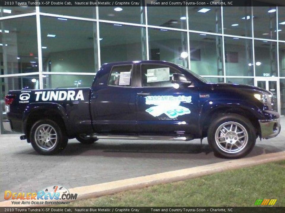 2010 Toyota Tundra X-SP Double Cab Nautical Blue Metallic / Graphite Gray Photo #1