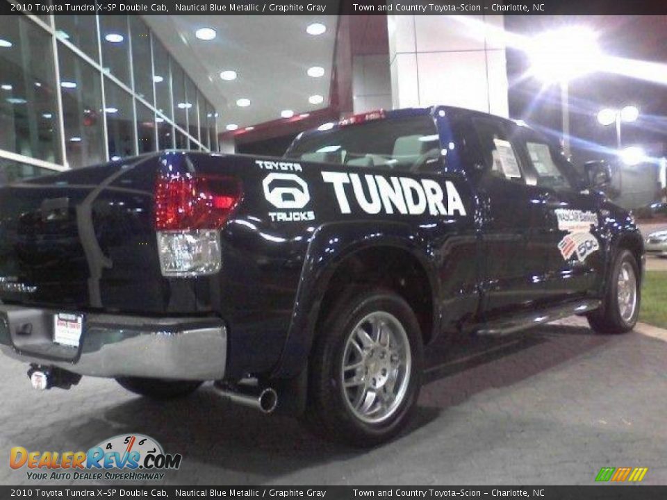 2010 Toyota Tundra X-SP Double Cab Nautical Blue Metallic / Graphite Gray Photo #5