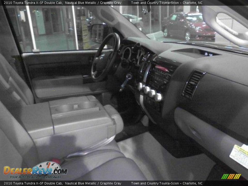 2010 Toyota Tundra X-SP Double Cab Nautical Blue Metallic / Graphite Gray Photo #6