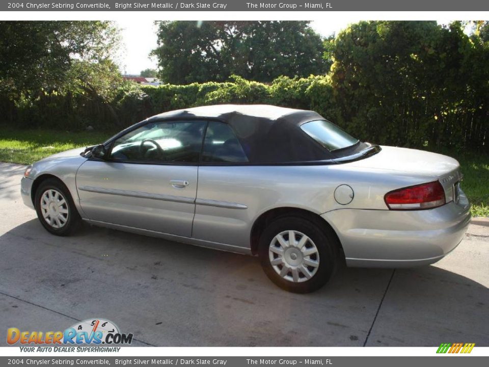 2004 Chrysler Sebring Convertible Bright Silver Metallic / Dark Slate Gray Photo #15