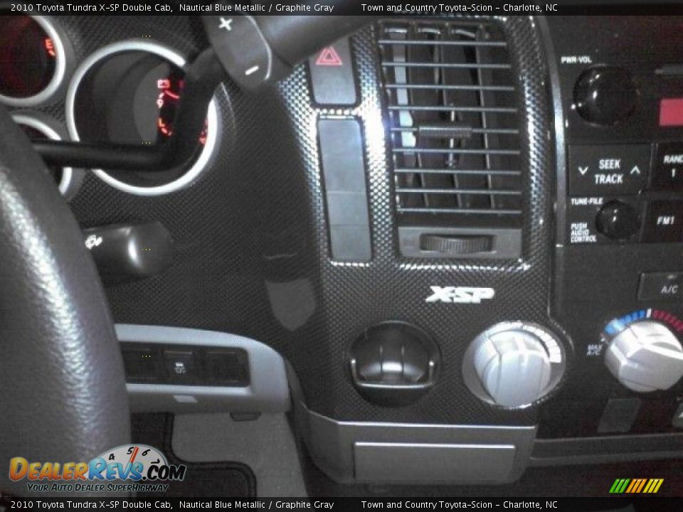 2010 Toyota Tundra X-SP Double Cab Nautical Blue Metallic / Graphite Gray Photo #10
