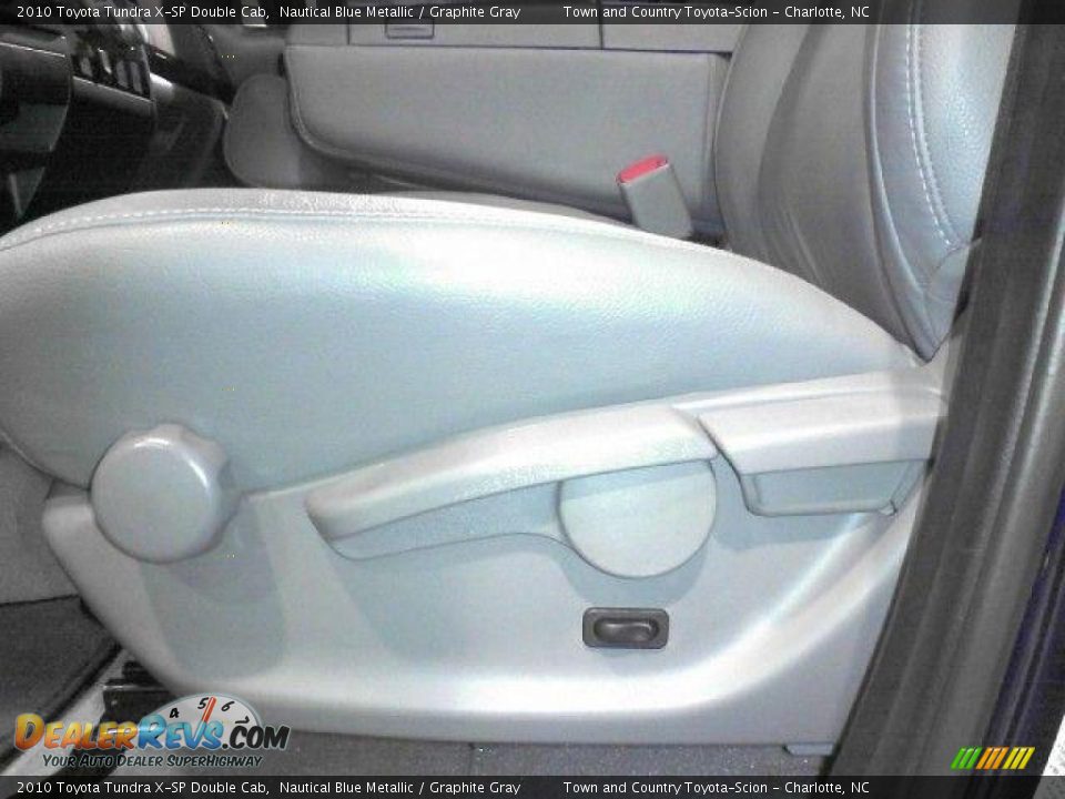 2010 Toyota Tundra X-SP Double Cab Nautical Blue Metallic / Graphite Gray Photo #12