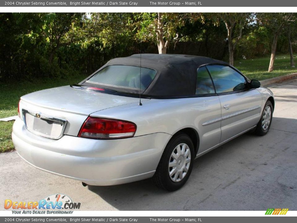 2004 Chrysler Sebring Convertible Bright Silver Metallic / Dark Slate Gray Photo #21