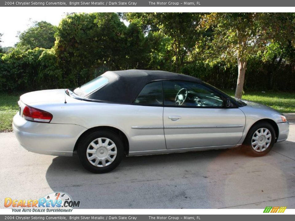 2004 Chrysler Sebring Convertible Bright Silver Metallic / Dark Slate Gray Photo #23