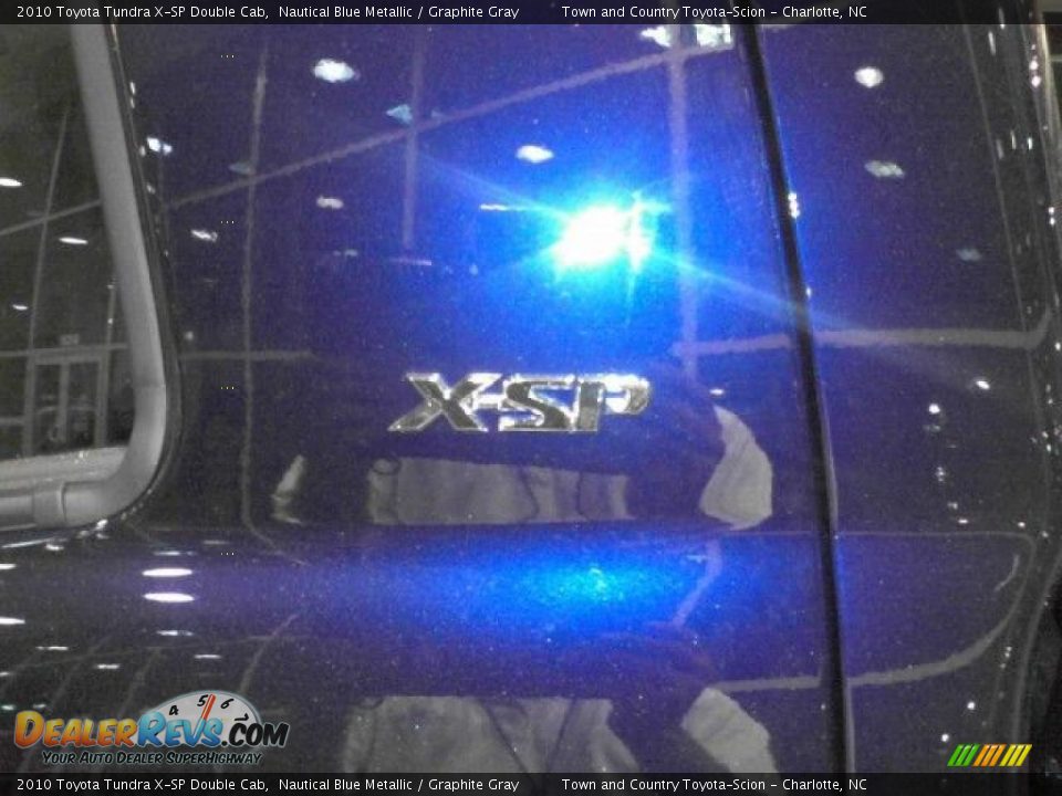 2010 Toyota Tundra X-SP Double Cab Nautical Blue Metallic / Graphite Gray Photo #17