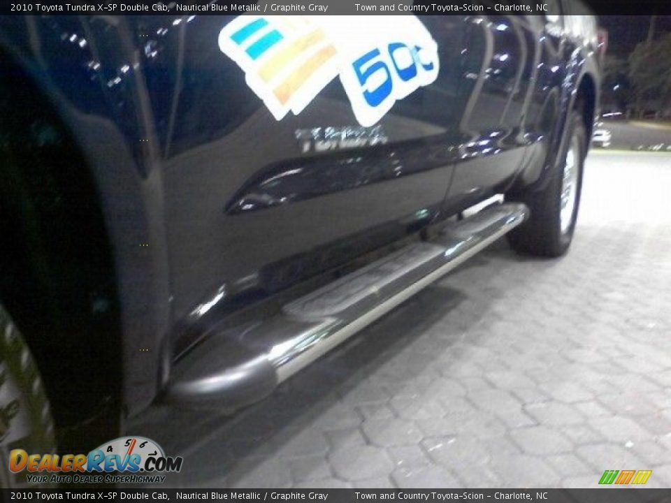 2010 Toyota Tundra X-SP Double Cab Nautical Blue Metallic / Graphite Gray Photo #18