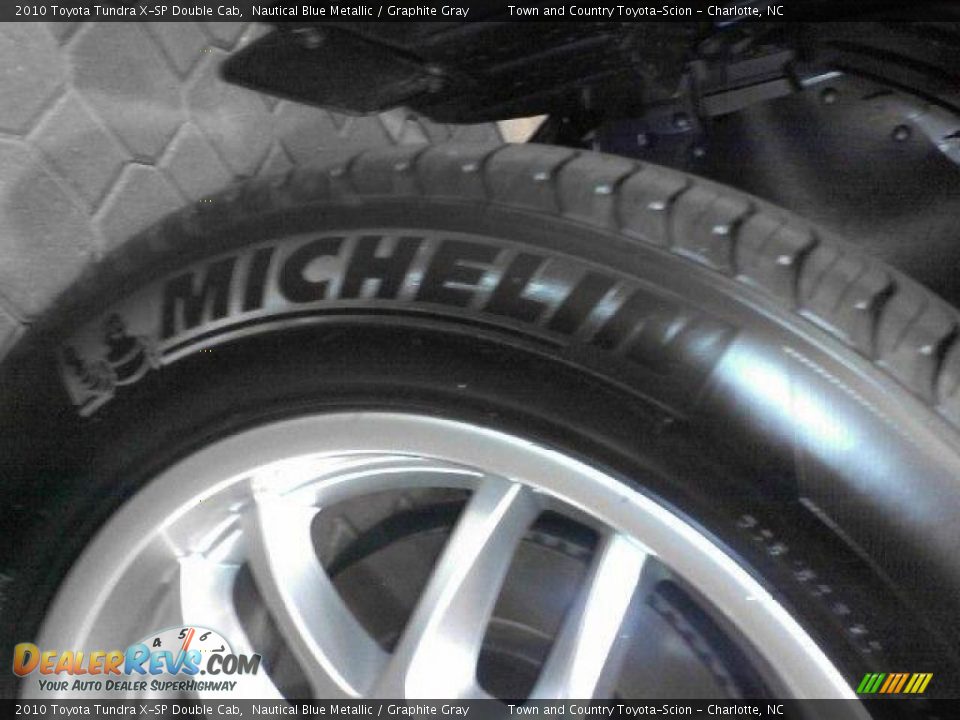 2010 Toyota Tundra X-SP Double Cab Nautical Blue Metallic / Graphite Gray Photo #20