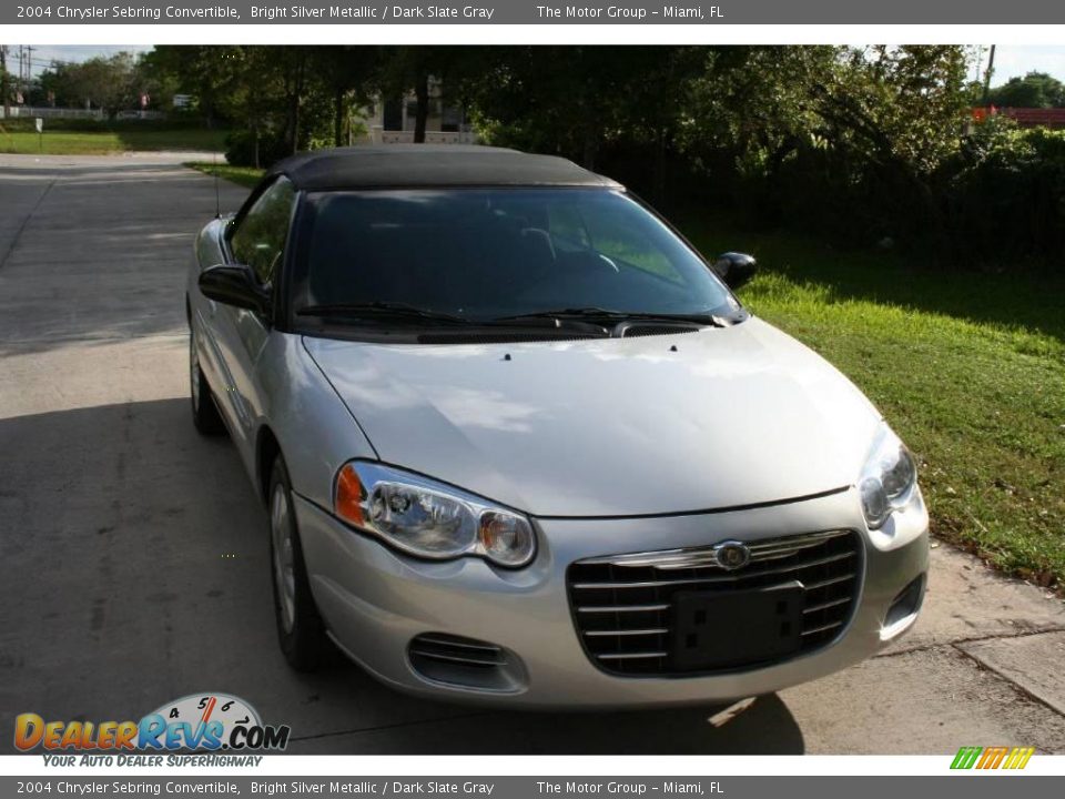 2004 Chrysler Sebring Convertible Bright Silver Metallic / Dark Slate Gray Photo #29