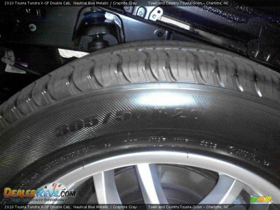 2010 Toyota Tundra X-SP Double Cab Nautical Blue Metallic / Graphite Gray Photo #21