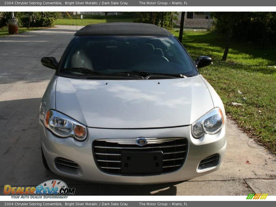 2004 Chrysler Sebring Convertible Bright Silver Metallic / Dark Slate Gray Photo #30