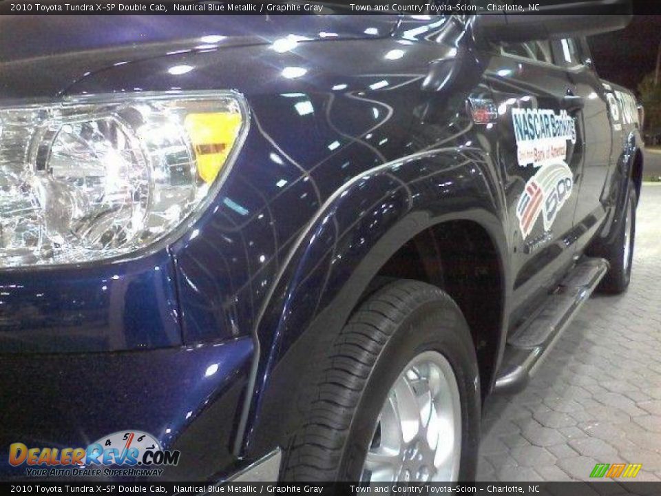 2010 Toyota Tundra X-SP Double Cab Nautical Blue Metallic / Graphite Gray Photo #22