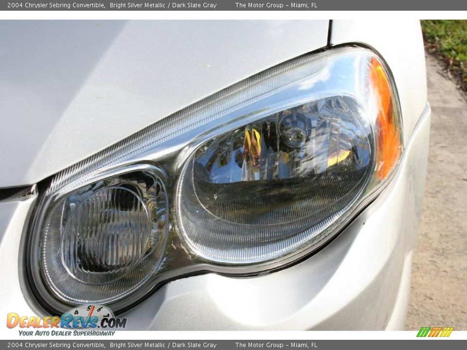 2004 Chrysler Sebring Convertible Bright Silver Metallic / Dark Slate Gray Photo #32