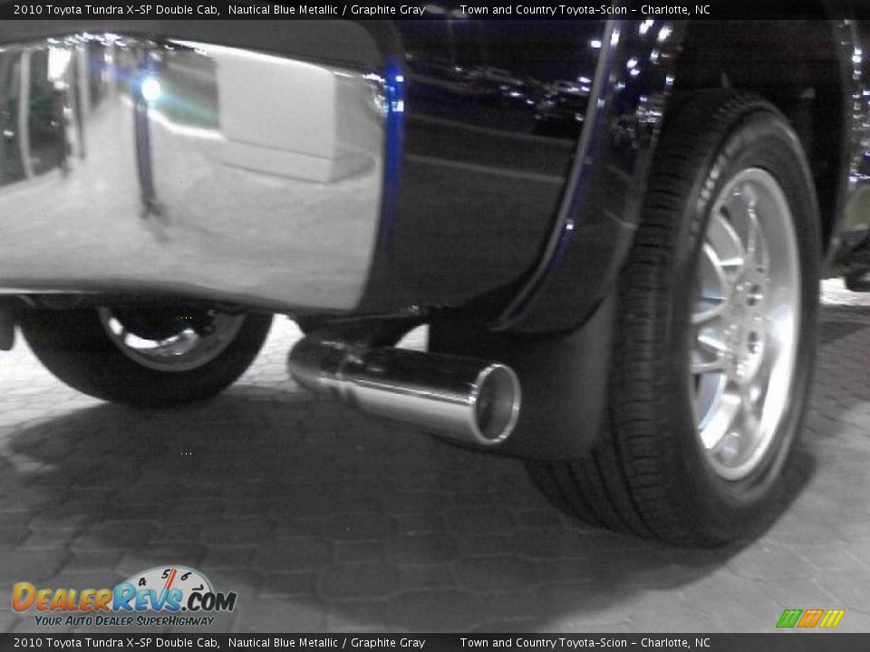2010 Toyota Tundra X-SP Double Cab Nautical Blue Metallic / Graphite Gray Photo #26