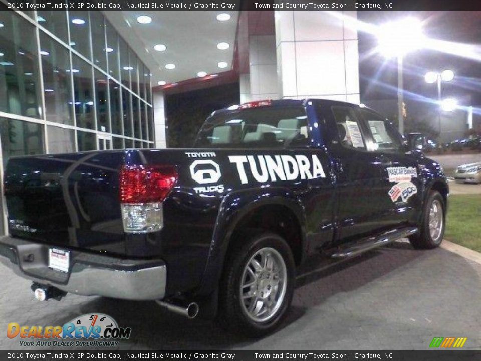2010 Toyota Tundra X-SP Double Cab Nautical Blue Metallic / Graphite Gray Photo #27