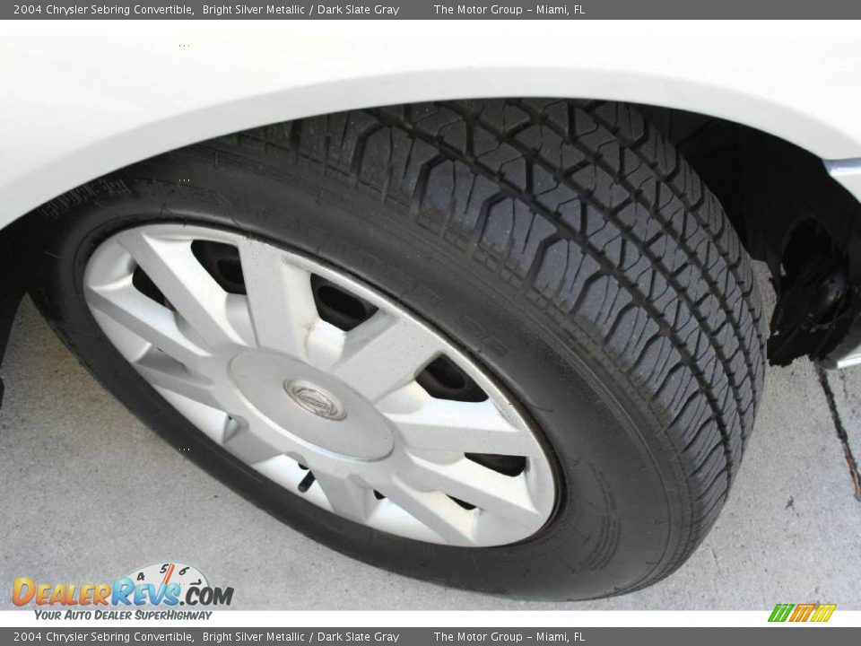 2004 Chrysler Sebring Convertible Bright Silver Metallic / Dark Slate Gray Photo #36
